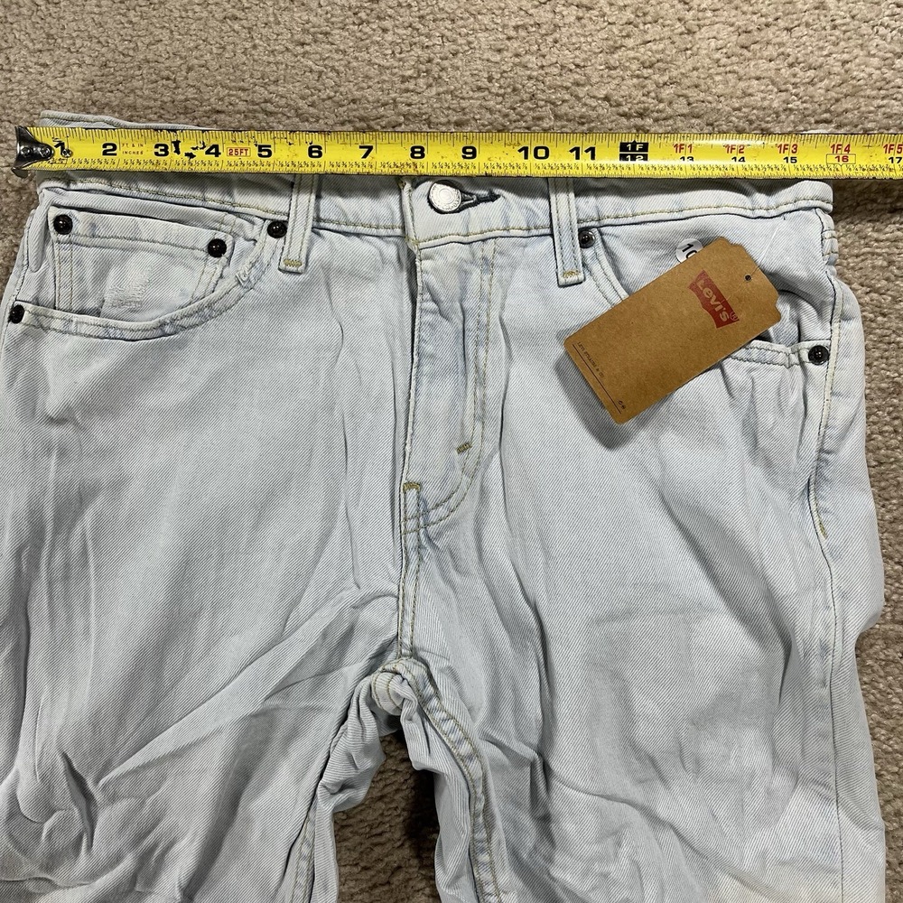 Levi's 511 Slim Fit Straight Jeans Light Wash Men's 32x34 NWT Stretch Casual - Picture 3 of 13